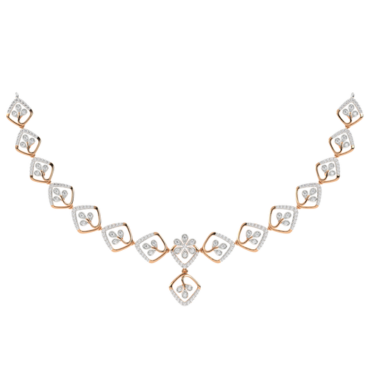 14K Gold & Diamond Dailywear Necklace Set KRH44126N