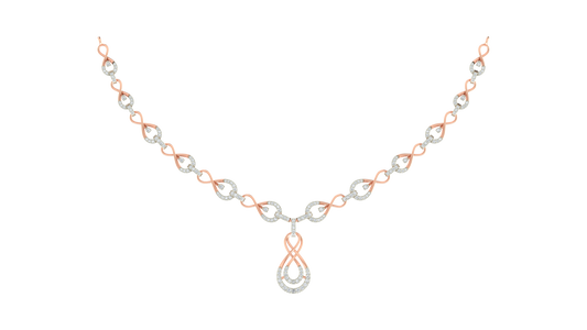 14K Gold & Diamond Lightweight Necklace Set KRI44006N-A