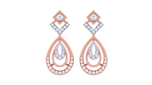 14K Gold & Diamond Engagement Earring KRI44007E