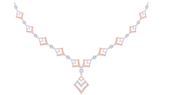 14K Gold & Diamond Necklace Set KRI44008N