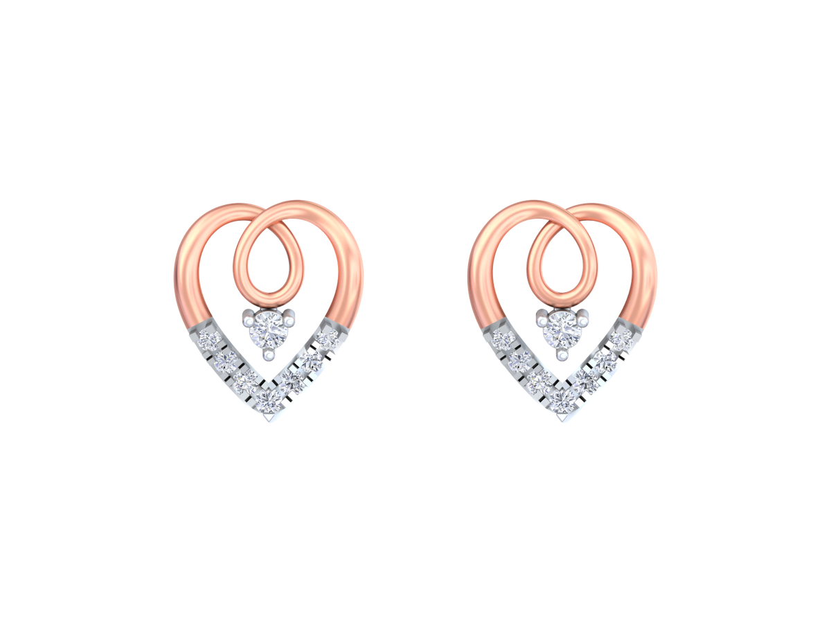 18K Gold & Diamond Women Earring KRK30031