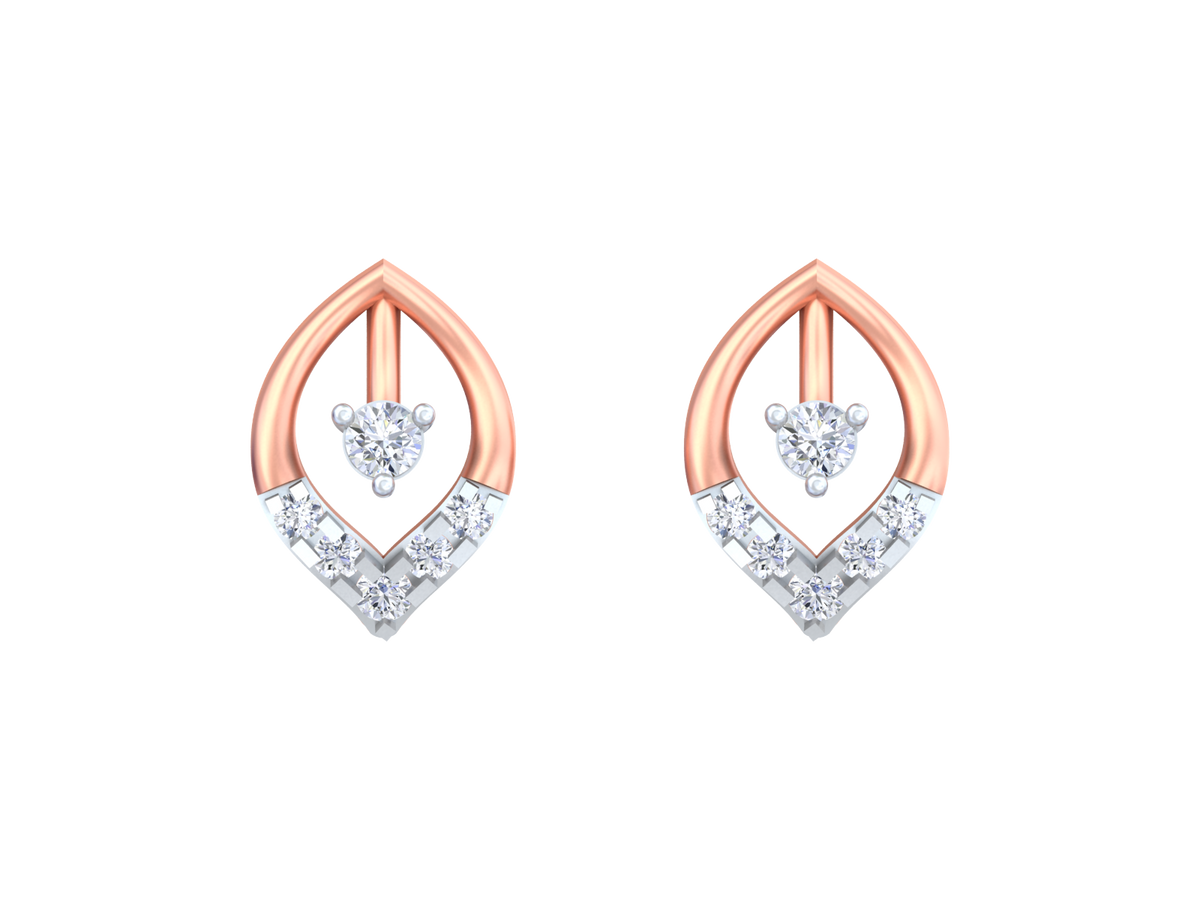 18K Gold & Diamond Women Earring KRK30032