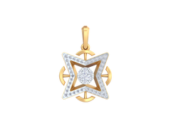18K Gold & Diamond Pendant Set KRK40122P