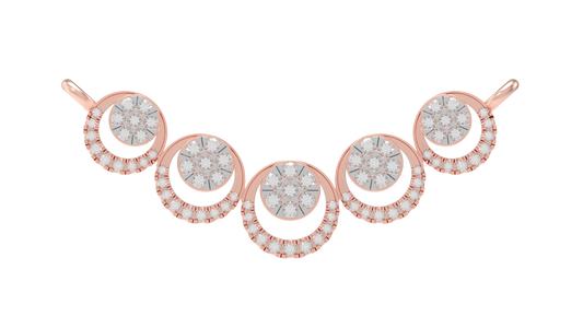 18K Gold & Diamond Round Mangalsutra For Women KRL90120