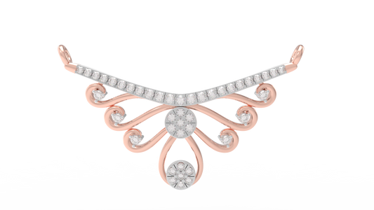 18K Gold & Diamond Mangalsutra For Women KRL90121