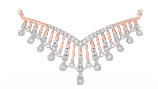 18K Gold & Diamond Mangalsutra For Women KRL90123