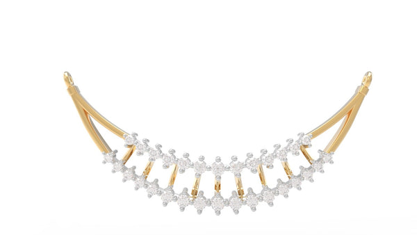 Gold & Diamond Modern Mangalsutra For Women KRC50176