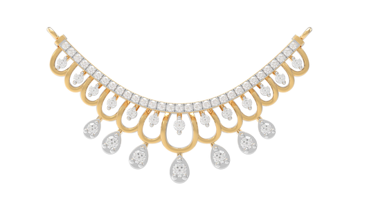 18K Gold & Diamond Mangalsutra For Women KRL90130
