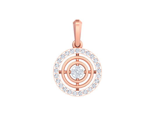 18K Gold & Diamond Dailywear Pendant KSK090