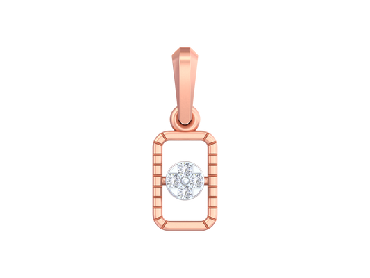 18K Gold & Diamond Dailywear Pendant KSK091