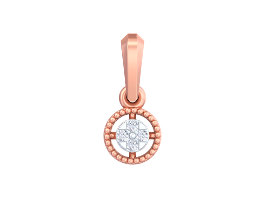 18K Gold & Diamond Dailywear Pendant KSK121