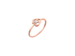 18K Gold & Diamond Ring For Women KSK139
