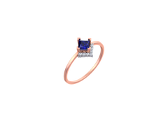 18K Gold & Diamond Ring For Women KSK171