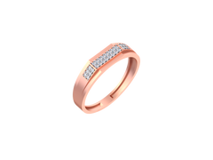 18K Gold & Diamond Ring For Men KSK225