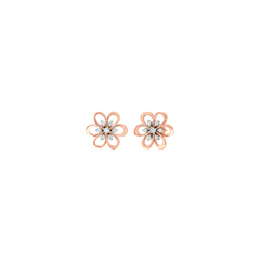 18K Gold & Diamond Women Earring KER-09