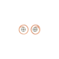 18K Gold & Diamond Women Earring KER-123