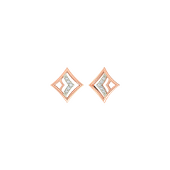 18K Gold & Diamond Women Earring KER-124