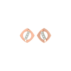 18K Gold & Diamond Women Earring KER-134