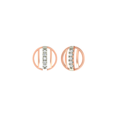 18K Gold & Diamond Women Earring KER-142
