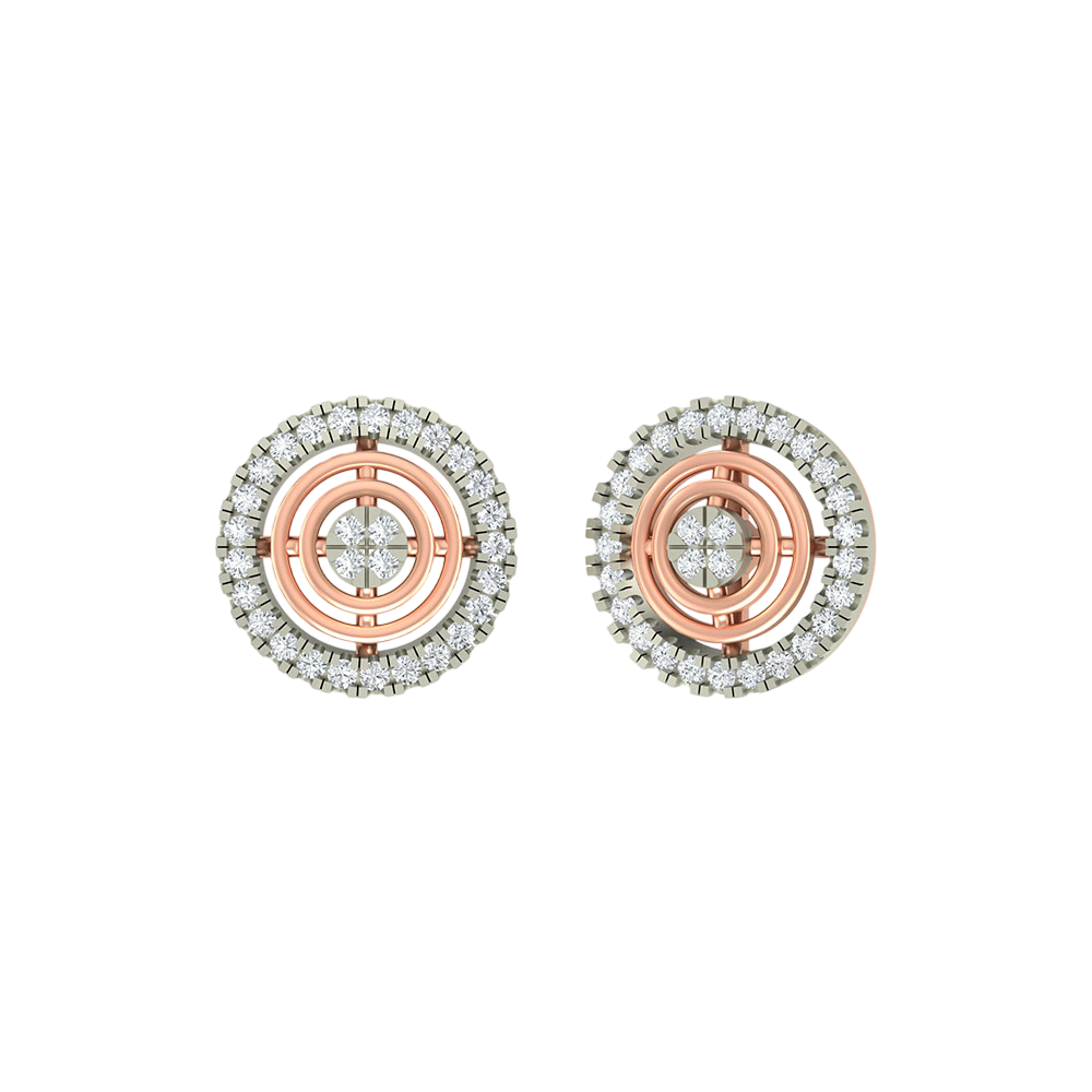 18K Gold & Diamond Earring For Women PER-222