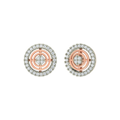 18K Gold & Diamond Women Earring KER-222
