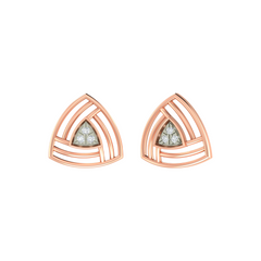 18K Gold & Diamond Women Earring KER-242