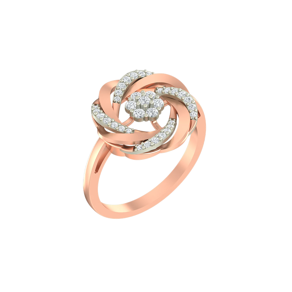 18K Gold & Diamond Ring For Women PJLR-265