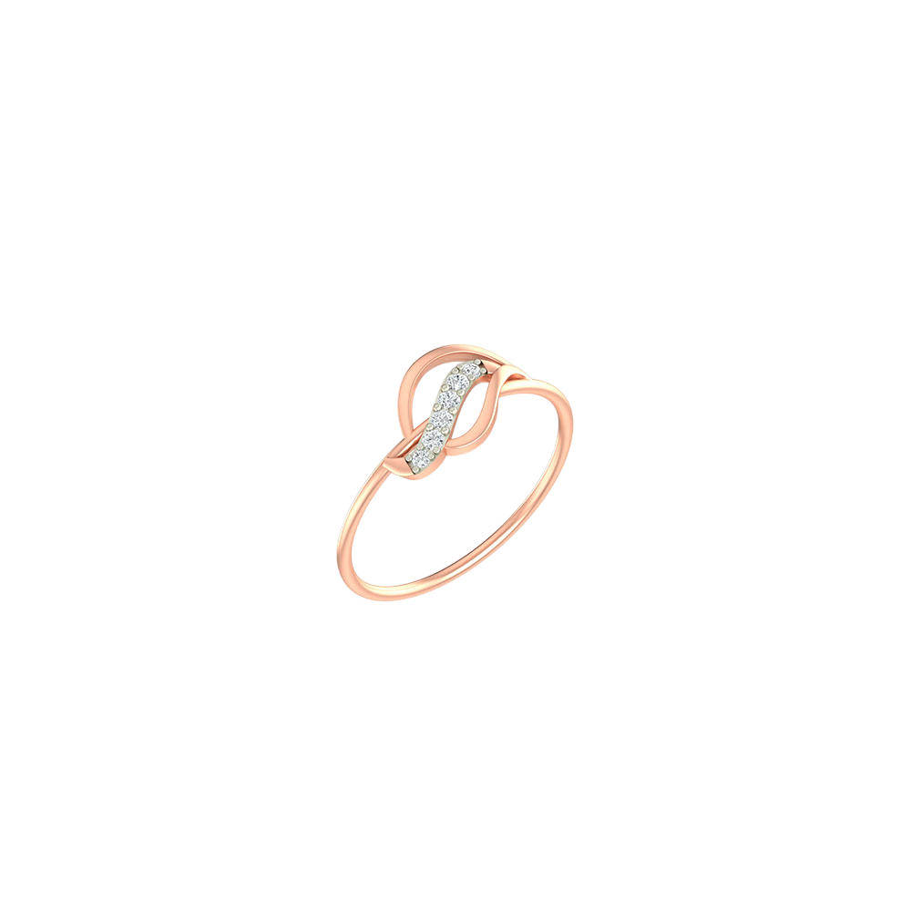 18K Gold & Diamond Ring For Women KLR-190