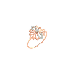 18K Gold & Diamond Ring For Women PLR-197