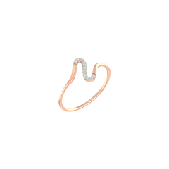 18K Gold & Diamond Ring For Women PLR-237