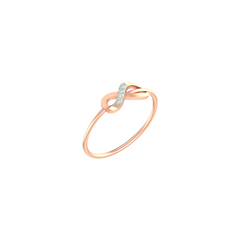 18K Gold & Diamond Ring For Women KLR-344