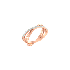 18K Gold & Diamond Ring For Women PLR-415
