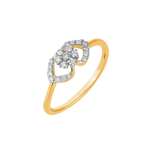Gold & Diamond Ring For Women R4332MYD0033
