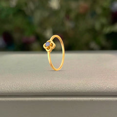 Gold & Diamond Solitaire Ring For Women KRC10390