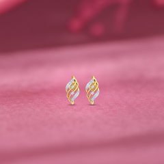Rose Gold Diamond Earring | under 40k 