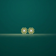 Floral yellow Gold Diamond Earring | under 30k 