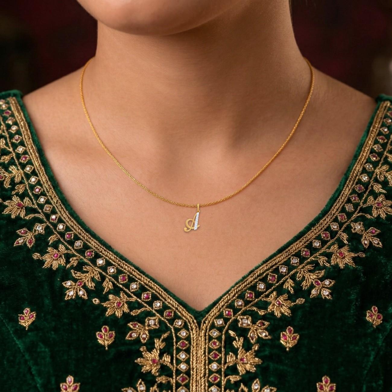 Elegant fine jewellery pendant for modern women.