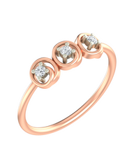 18K Gold & Diamond Ring For Women KRB10122-A