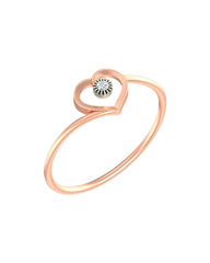 18K Gold & Diamond Dailywear Ring For Women KLR-368