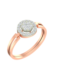 18K Gold & Diamond Ring For Women PLR-94