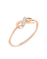 18K Gold & Diamond Dailywear Ring For Women KLR-344