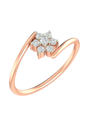 18K Gold & Diamond Dailywear Ring For Women KLR-99