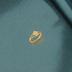 Gold & Diamond Engagement Ring For Women KRC10273