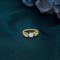 Gold & Diamond Engagement Ring For Women KRC10594