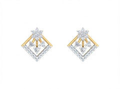 18K Gold & Diamond Women Engagement Earring KRK40196E