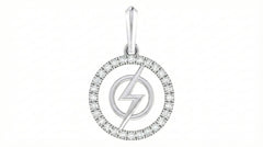 18K Gold & Diamond Floral Pendant Set KRK40115P