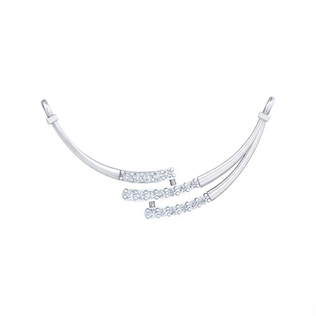 Gold & Diamond Modern Mangalsutra For Women KRC50073