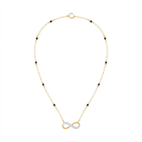 Modern Infinity Mangalsutra for Women | KRC50078 | Kesav Diamond