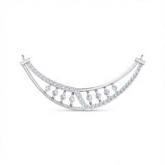 18K Gold & Diamond Dailywear Mangalsutra For Women KRB90044