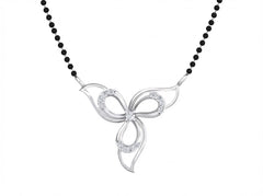 18K Gold & Diamond Beaded Mangalsutra For Women KSK195